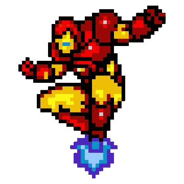 Iron Man flying